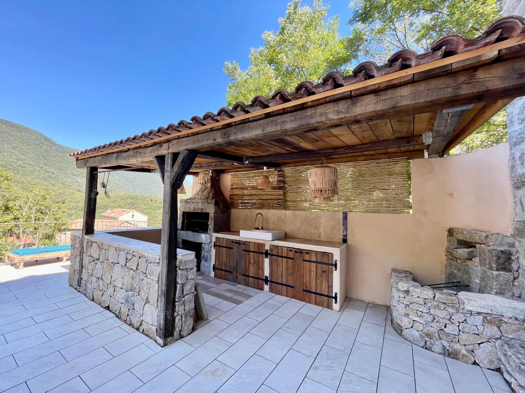 Casa Arena Authentique Maison De Village Avec Piscine Au Coeur De L'Alta Rocca - Zoza Exterior photo